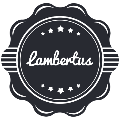 Lambertus badge logo