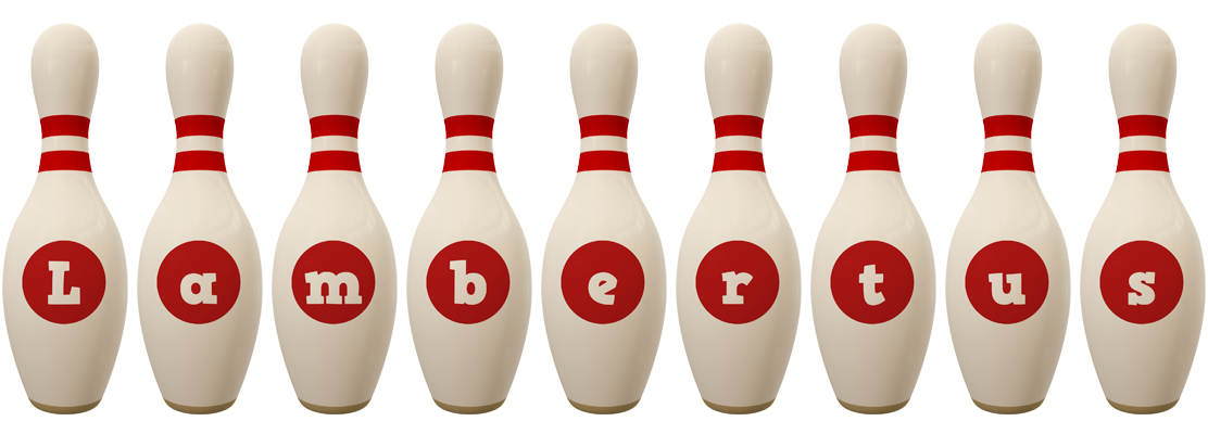Lambertus bowling-pin logo