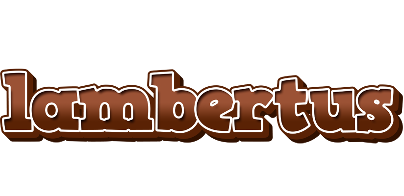 Lambertus brownie logo