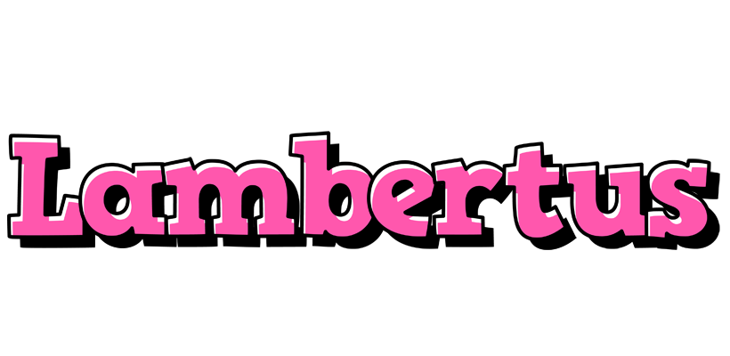 Lambertus girlish logo