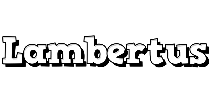 Lambertus snowing logo