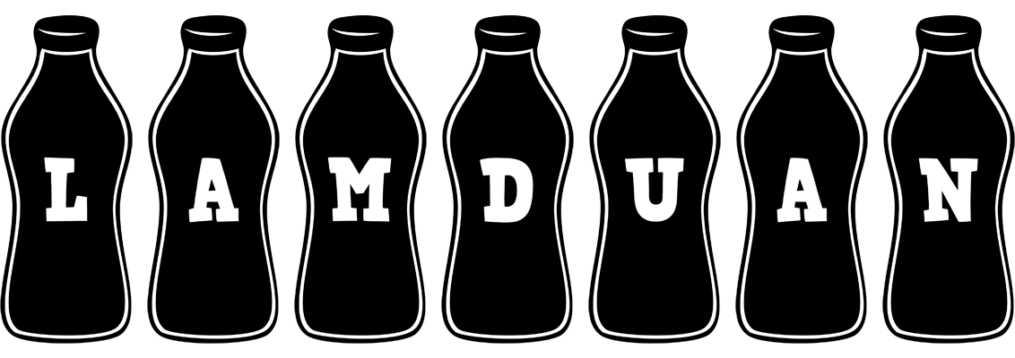Lamduan bottle logo