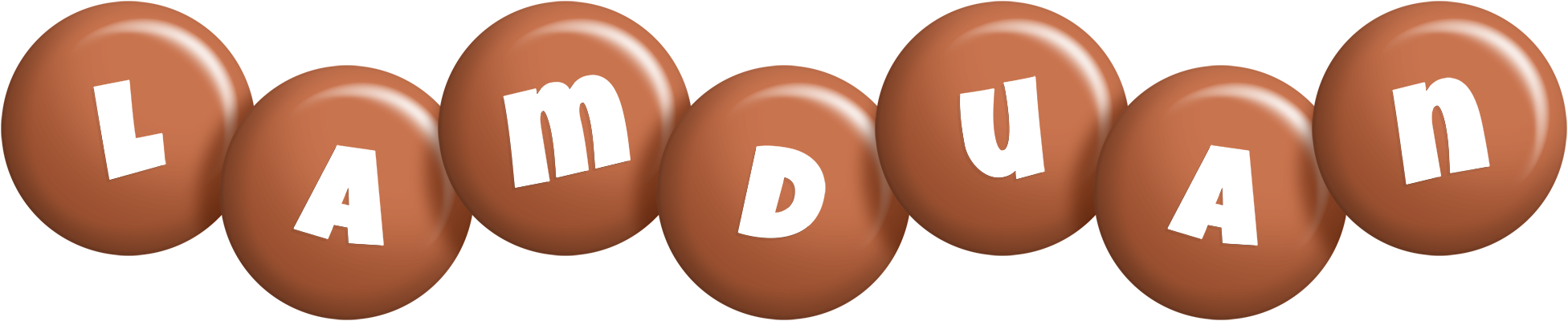 Lamduan candy-brown logo