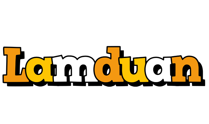 Lamduan cartoon logo