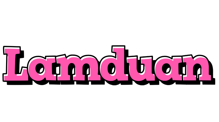 Lamduan girlish logo
