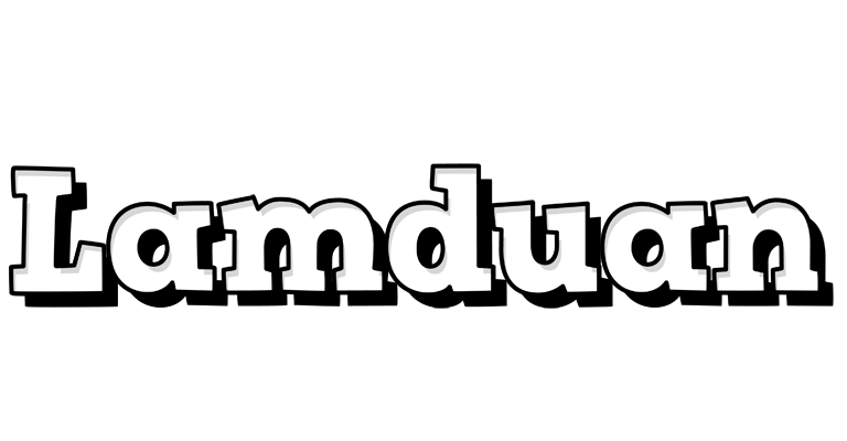 Lamduan snowing logo