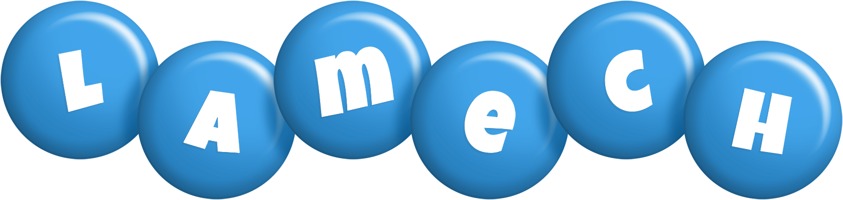 Lamech candy-blue logo