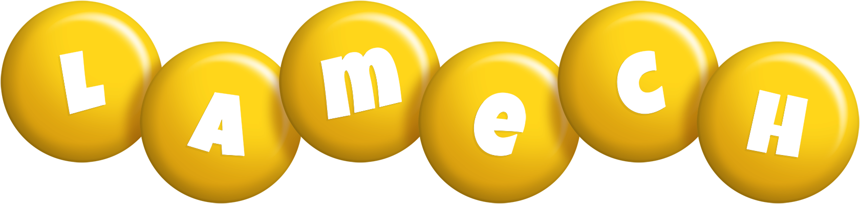Lamech candy-yellow logo