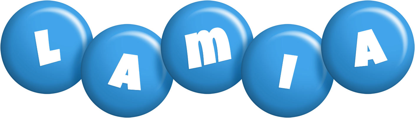 Lamia candy-blue logo