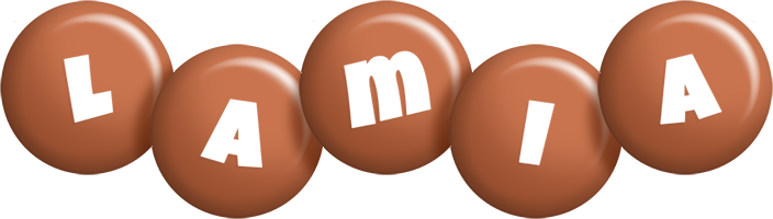 Lamia candy-brown logo