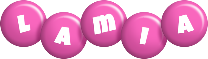 Lamia candy-pink logo