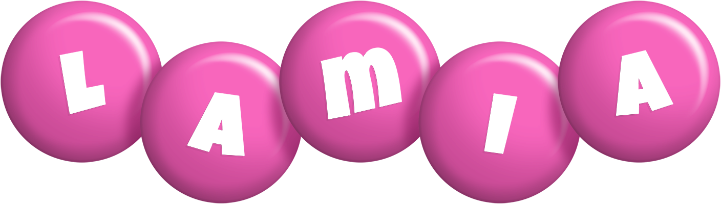 Lamia candy-pink logo