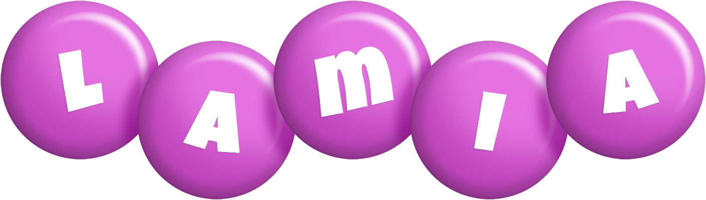Lamia candy-purple logo