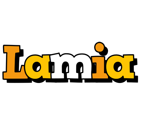 Lamia cartoon logo