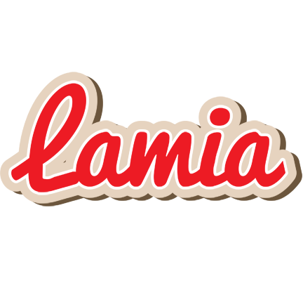 Lamia chocolate logo