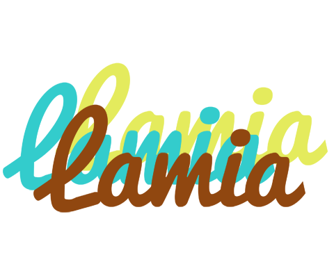 Lamia cupcake logo