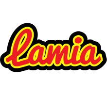 Lamia fireman logo