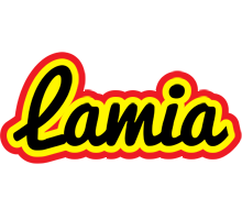 Lamia flaming logo