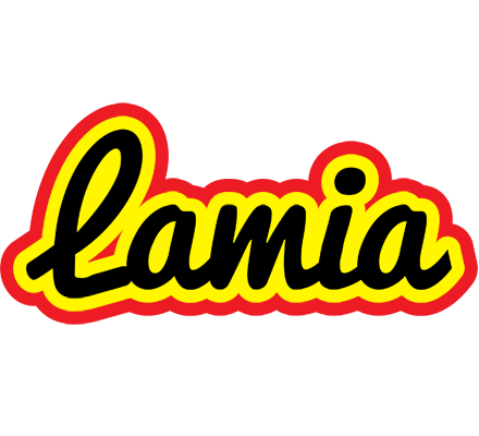 Lamia flaming logo