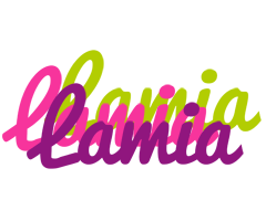 Lamia flowers logo