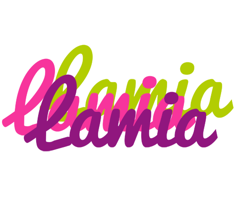 Lamia flowers logo