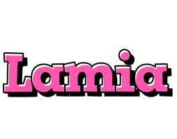 Lamia girlish logo