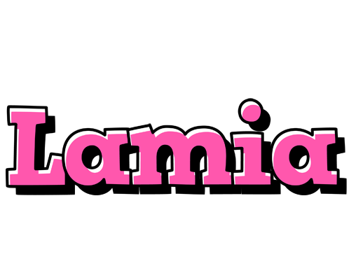 Lamia girlish logo