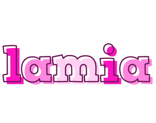 Lamia hello logo