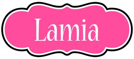 Lamia invitation logo