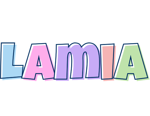 Lamia pastel logo