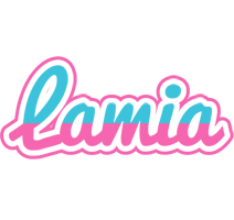 Lamia woman logo