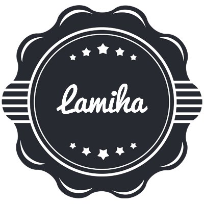 Lamiha badge logo