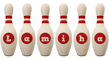 Lamiha bowling-pin logo