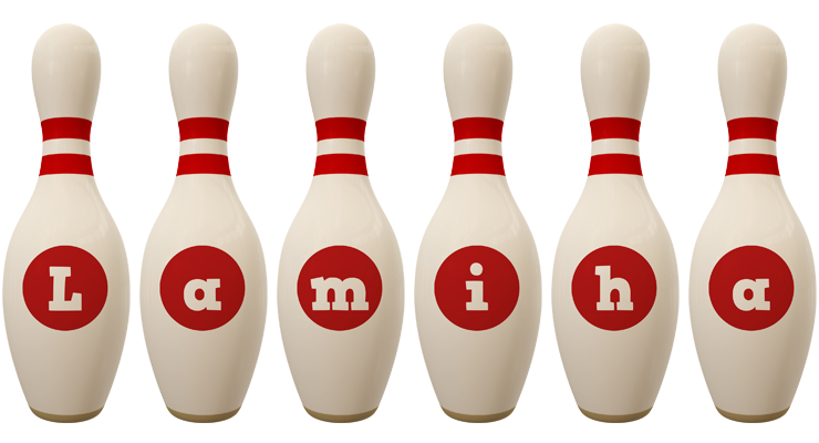 Lamiha bowling-pin logo