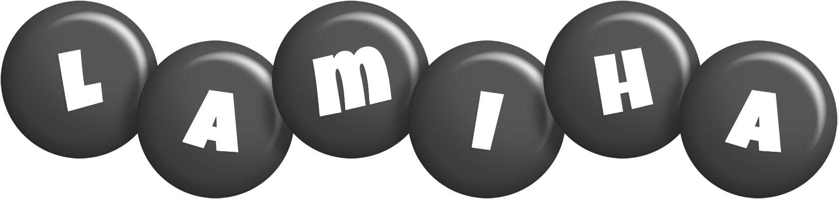 Lamiha candy-black logo