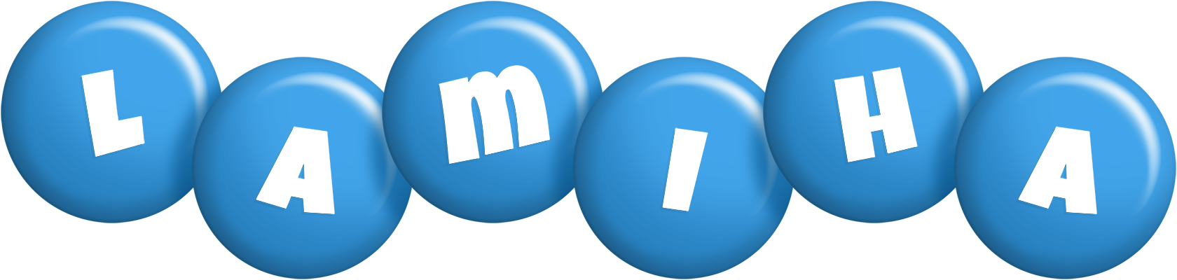 Lamiha candy-blue logo