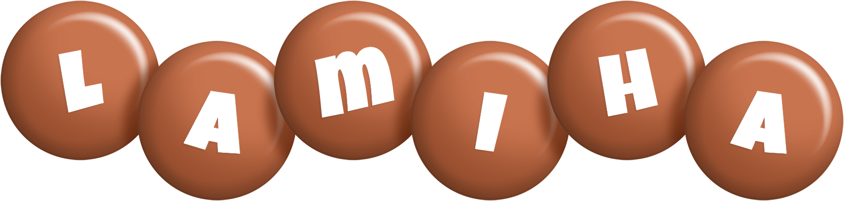 Lamiha candy-brown logo