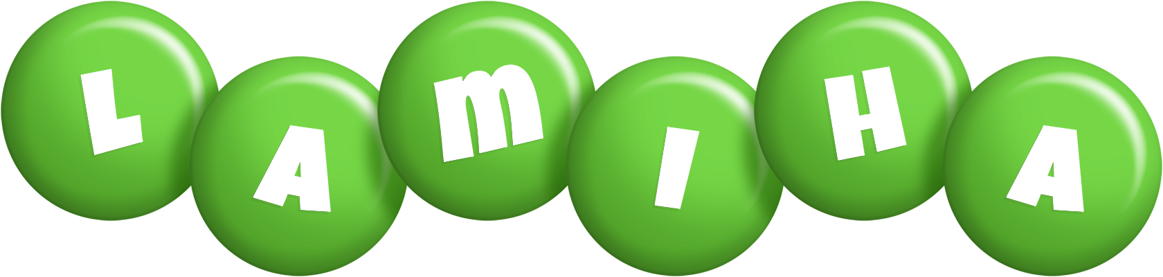 Lamiha candy-green logo