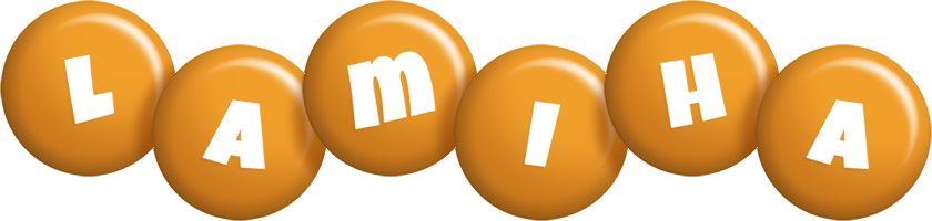 Lamiha candy-orange logo