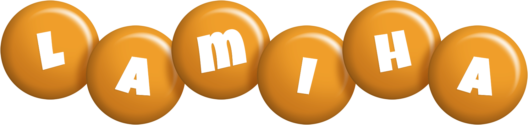 Lamiha candy-orange logo