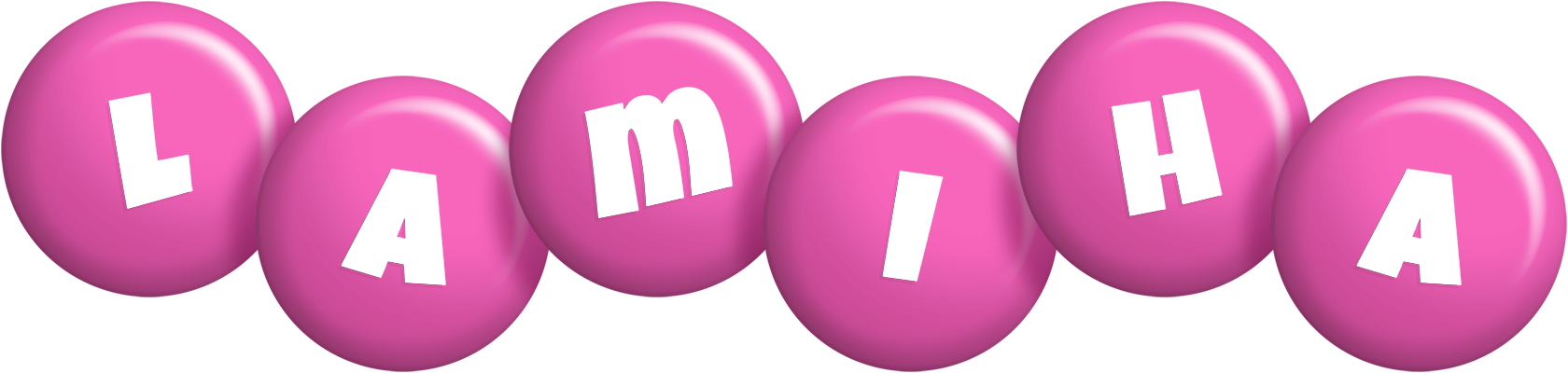 Lamiha candy-pink logo