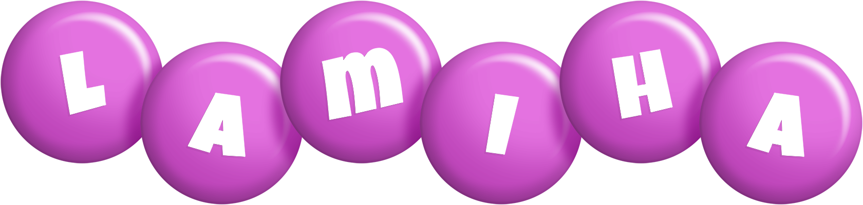 Lamiha candy-purple logo