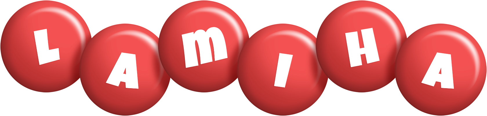 Lamiha candy-red logo
