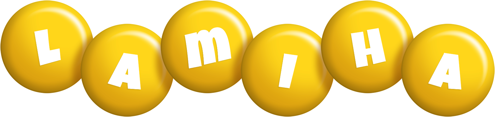 Lamiha candy-yellow logo