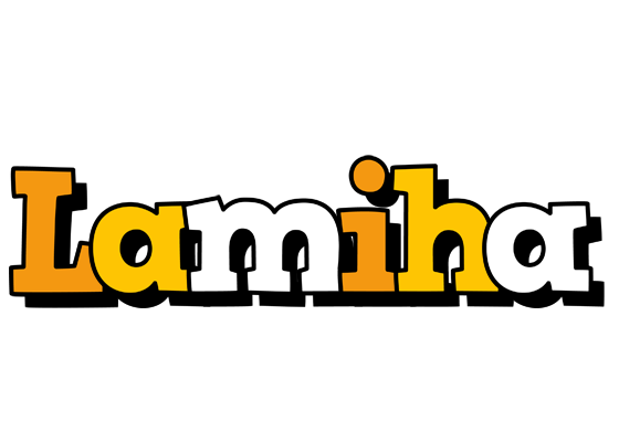 Lamiha cartoon logo
