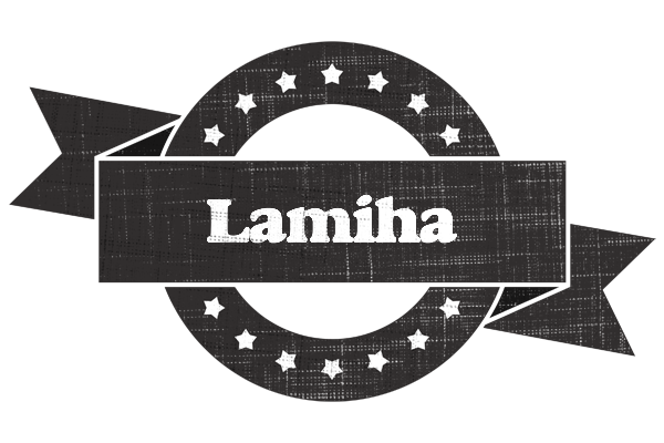 Lamiha grunge logo