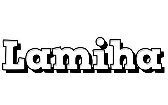 Lamiha snowing logo