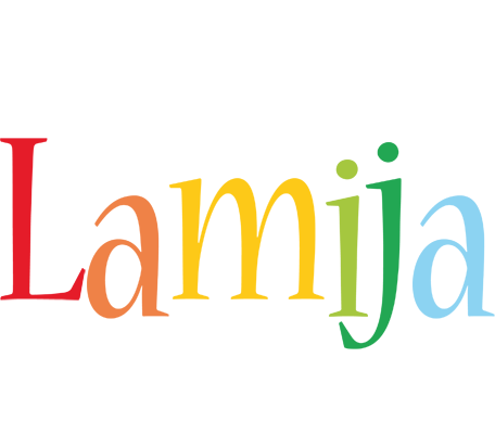Lamija birthday logo
