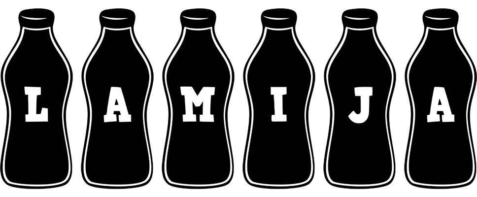 Lamija bottle logo