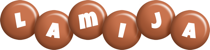 Lamija candy-brown logo